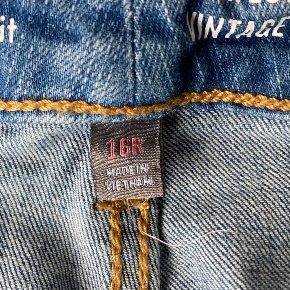 torrid Perfect Wide Leg Vintage Stretch Light Blue Distressed Jeans Women’s 16 - Picture 6 of 11